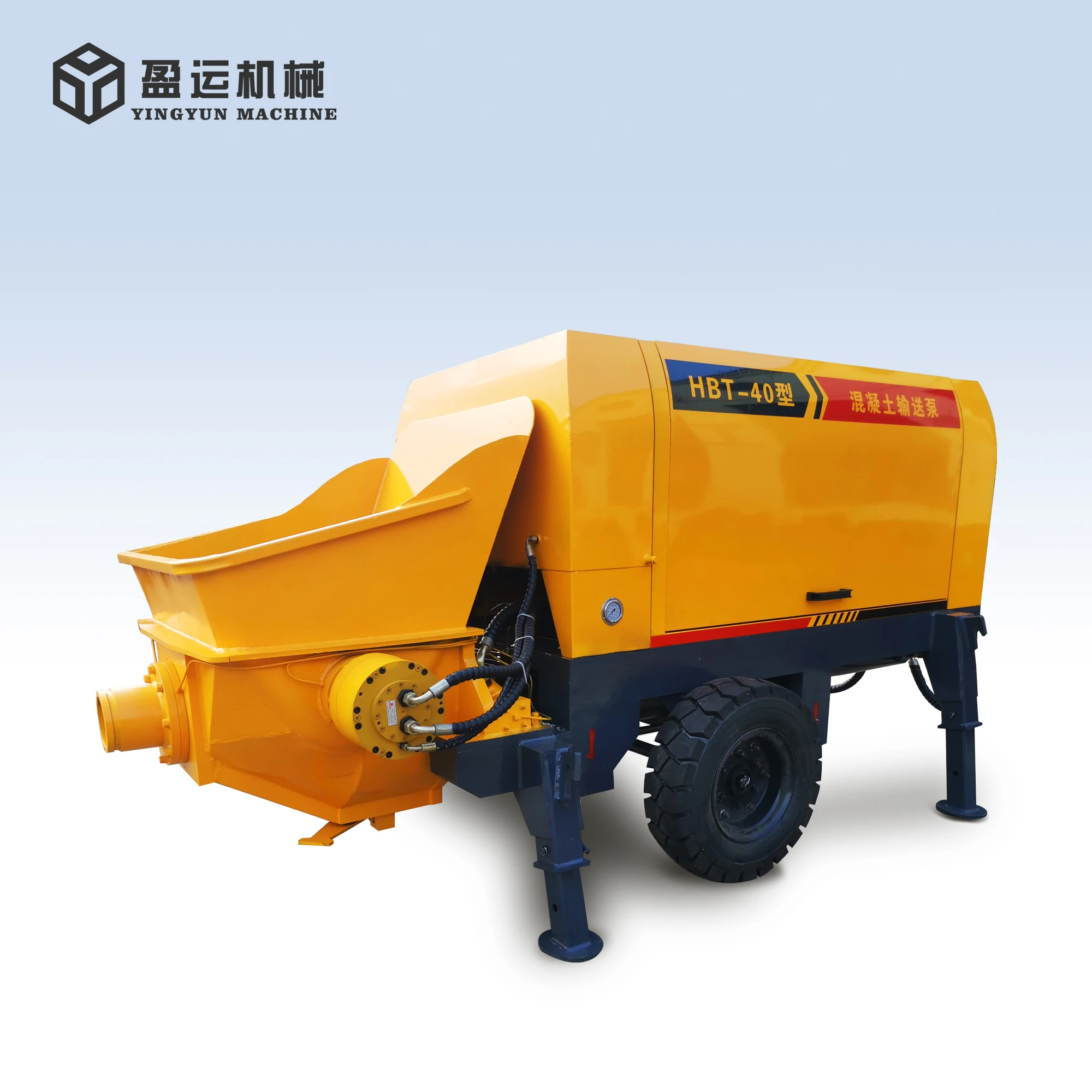  HBT-40 Портативный Бетонный насос для