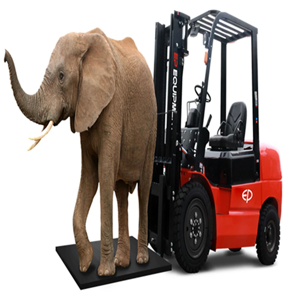 EP 4500mm triplex mast container forklift 2 ton  3 ton 3.5 ton fork lift CPD35 diesel with Japanese engine and side shifter