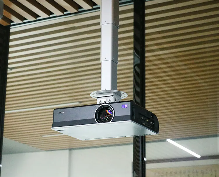 1.5m Remote Control ceiling Hidden Motorized Projector Lift Conference Projector Mount With 44lbs Bearing