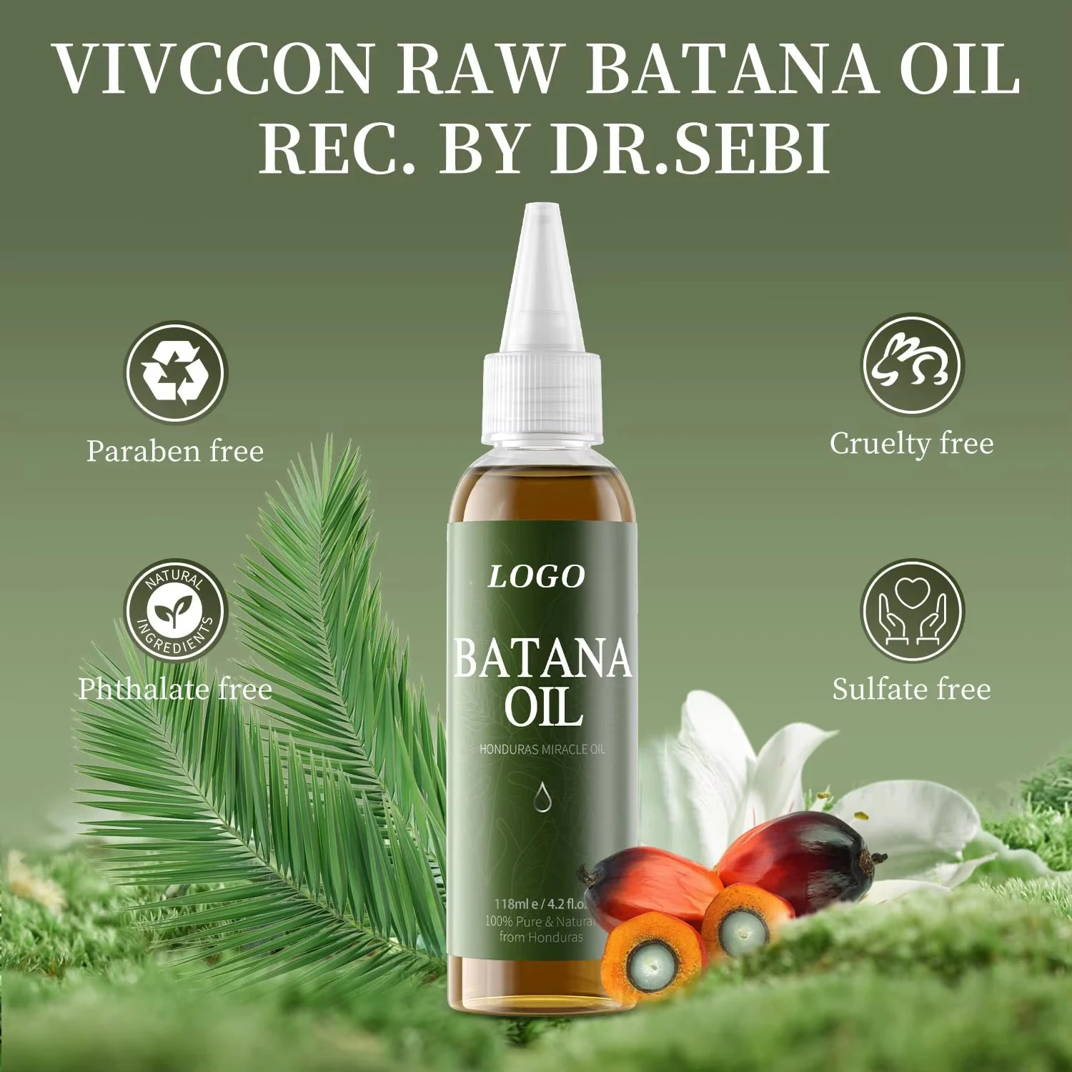 Han Linger Private Label 120ml Pure Natural Moisturizes Scalp Strengthens Hair Honduras Batana Oil For Men And Women use