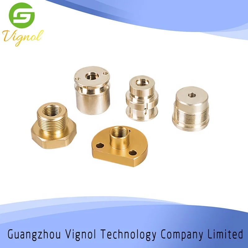 precision cnc turning parts 6061 aluminum cnc lathe turning parts supressor cnc machining parts