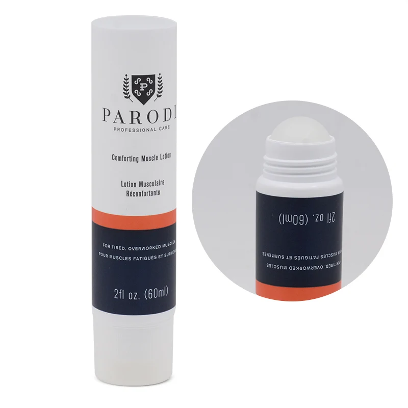 Man glamour comforting muscle lotion tube big one roller ball tube D35mm