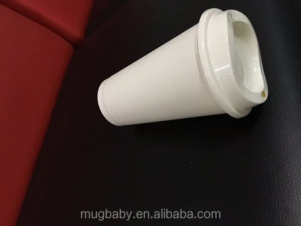 Пластиковая многоразовая кофейная чашка с крышкой индивидуальный