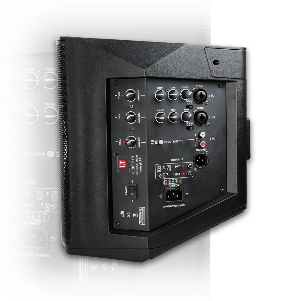 Portable mini active 6.5 inch audio sound equipment party speaker box bluetooth battery music box