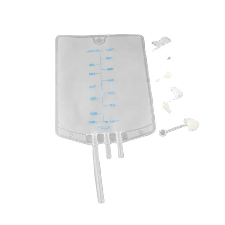 Superior quality pvc solution medical disposable iv bag TPN bag