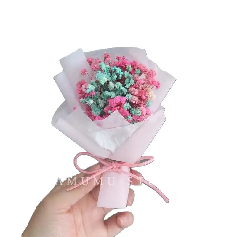 Горячая Распродажа мини детское дыхание мыло цветы сушеные букет для подарка