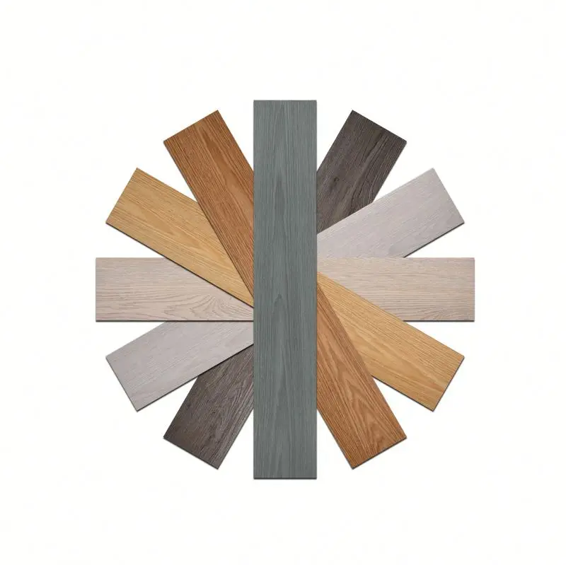 Pvc plastic vinyl flooring cheap fireproof peel and stick tile floor