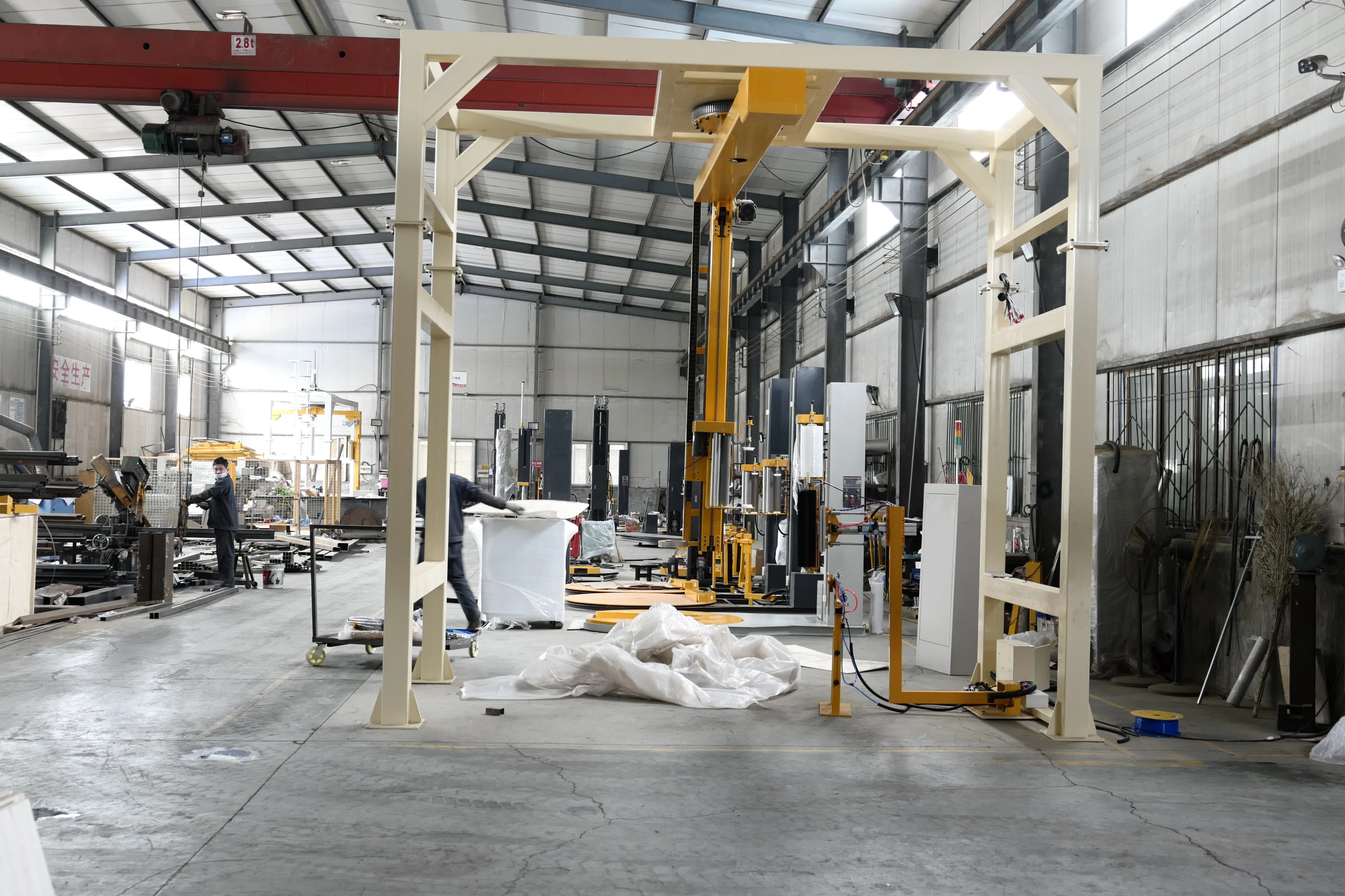 Rotary arm packing machine pallet stretch pallet wrapping  machines