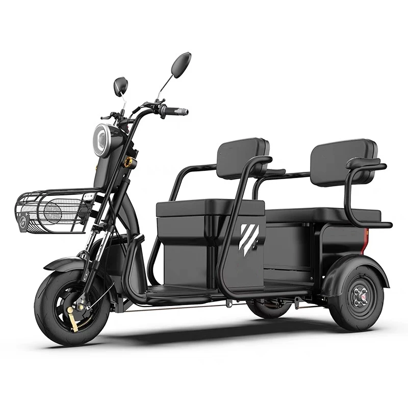 Electric Adult Tricycle Fatbike from China Ebike Max Motorcycle Custom Magnet Body Steel MOTOR Power Bicycle Wheel Brake Cargo