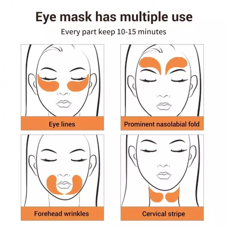 LANBENA 5 types Eye Mask Gel Retinol Gold Collagen Eye Patch Reduce Dark Circles Puffy Eyes Fine Lines Anti Aging Moisturizing