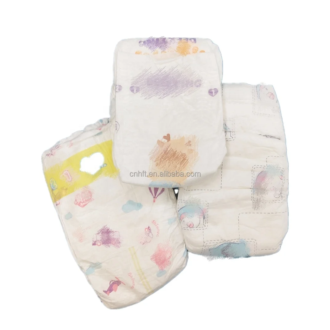 New born grade b  disposable pampering stock baby diapers nappies good quality wholesale diapers in bales