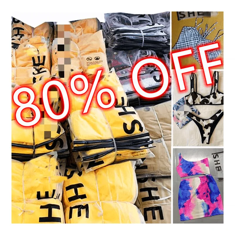 Оптовая продажа, одежда, платье Shein, прямой импортный запас, купальник, одежда оптом, смешанные крупные тюки Shein, топы, одежда для тюков