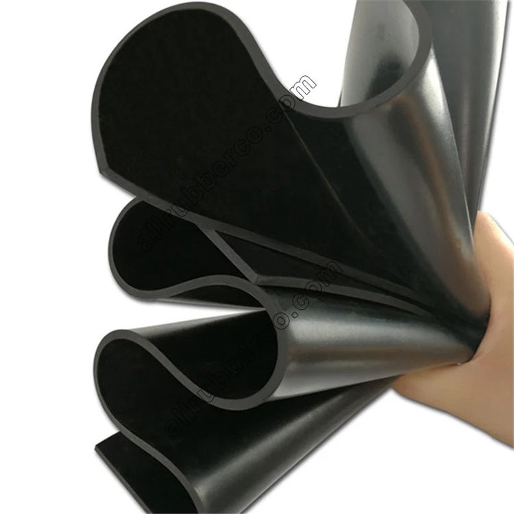 Chinese Best quality 1-50 mm industry SBR EPDM NBR CR rubber sheets rubber tiles flooring roll