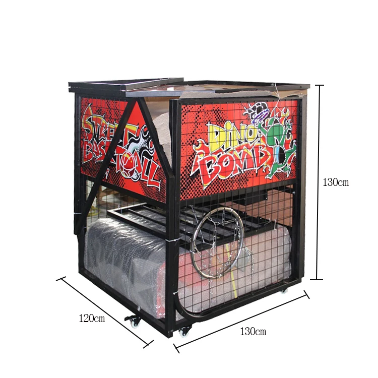 Commercial Foldable Arcade Electronic Basketball Shoot Game Machine Basketball Shooting Simulator Arcade Machine