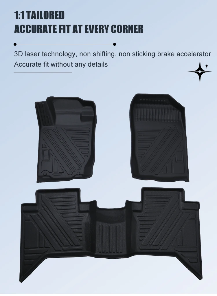 Custom Logo Floor Mats for TOYOTA Corolla 2019-2022 Wear-Resistant and Durable Car Mats