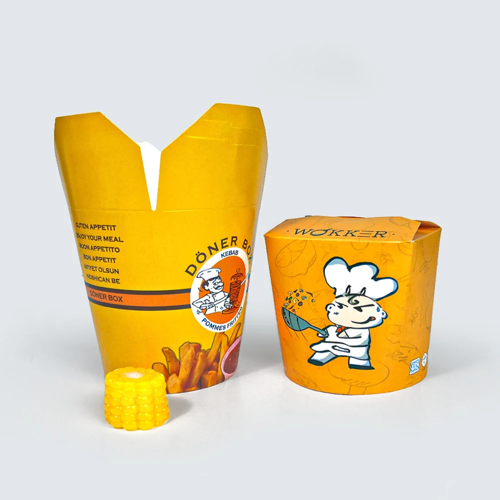 Custom Logo Disposable takeout food box takeaway chinese noodle food boxes pasta packaging for noodle paper box