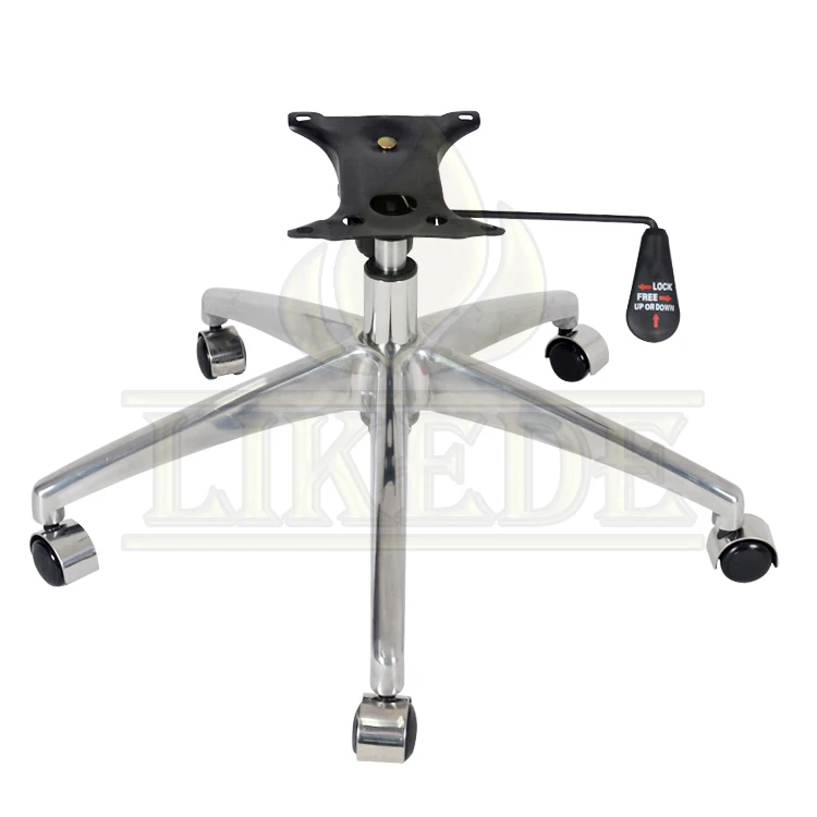 5-star cast aluminum swivel chair base metal chair leg feet turning chair parts