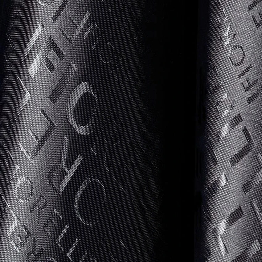 Jacquard logo lining/logo jacquard lining/fabric logo lining