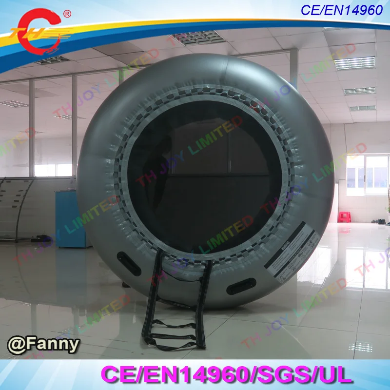 2m pvc Kids backyard Toy trapoline  Inflatable jump pad Jumping Trampoline