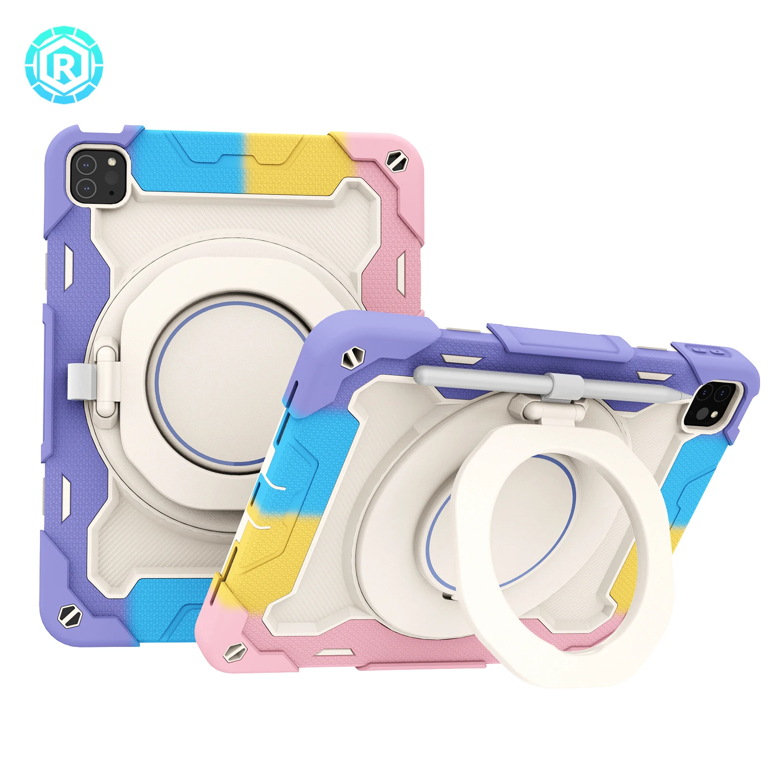 2021 New Design Tablet Case For  ipad pro 11 case Armor Silicon Military grade Fall proof Case For iPad Pro 11 2021