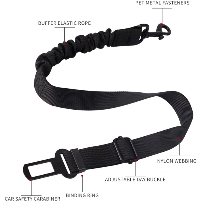 black nylon adjustable nylon pet cat harness and leash