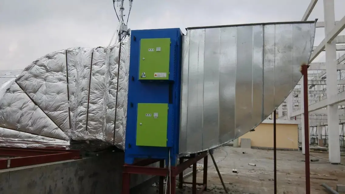 send to Russia CE honeycomb filter bbq smoke electrostatic precipitator kitchen cooker exhaust smoke filter