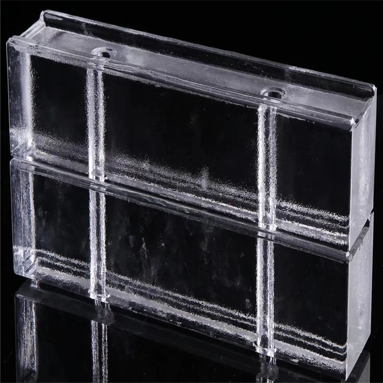 China supplier glass block sizes vertical glass block glass blocks with holes