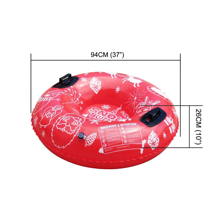New Design Custom Christmas Holiday Inflatable Snow Sledg Tube for