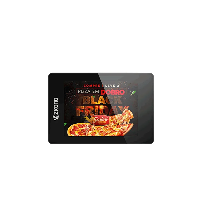 Zkong Shelf Digital Signage 2.4 Inch Electronic Label Nfc Digital Shelf Edge Displays Shelf Lcd Screen