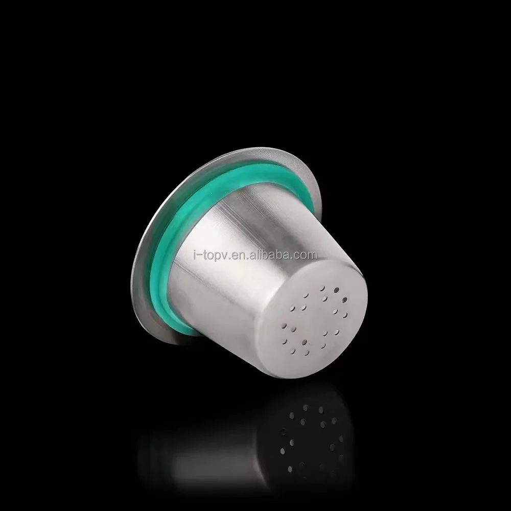 Stainless Steel Empty Reusable Coffee Pods Coffee Accessories Food-Grade Aluminum Empty Reusable Espresso Capsule with