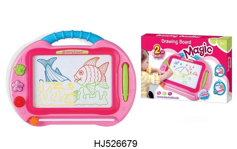 educational toys Doodle learning slate magnetic professional children portable drawing board for adults