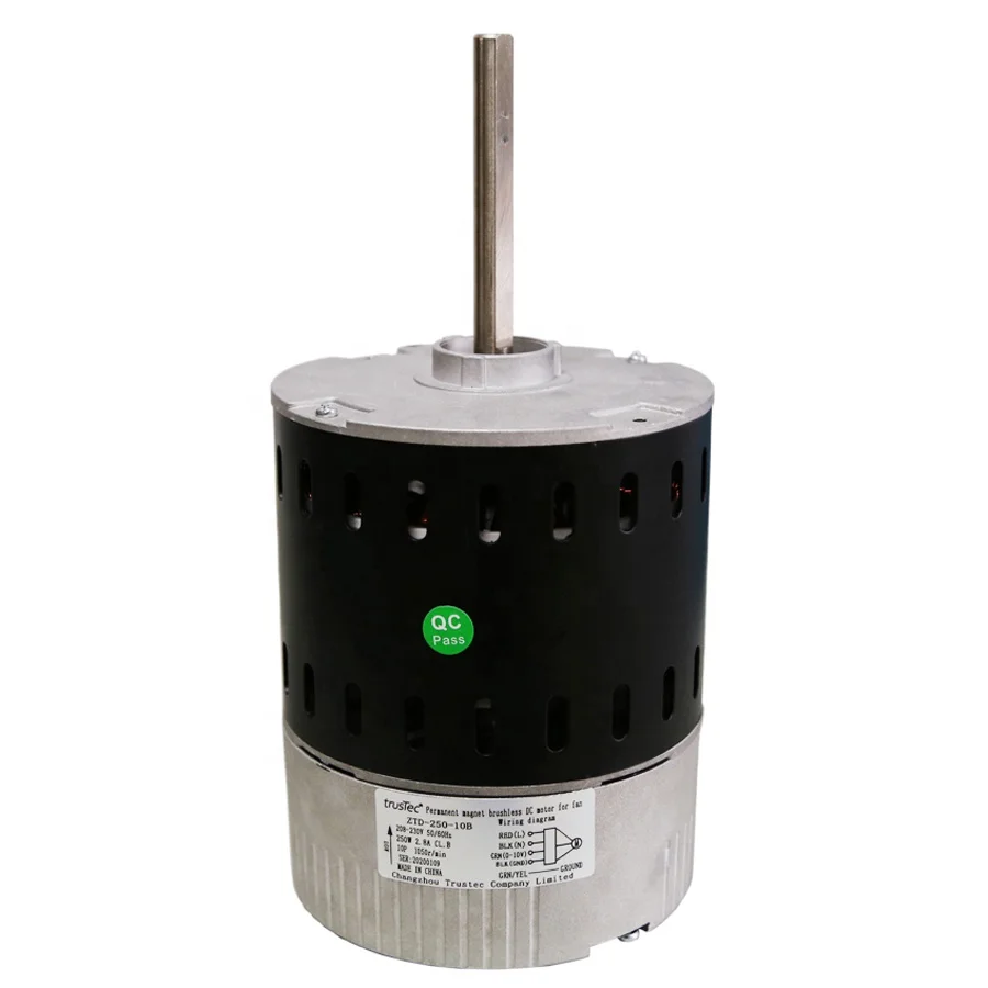 bldc electric 500 watt fan coil unit motor