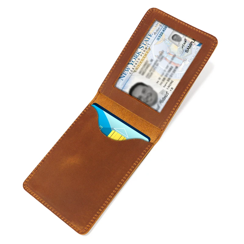2022 New Design Magnetic Card Bag Multi Id Card Slot Large Capacity Zero Wallet Leather Card Holders