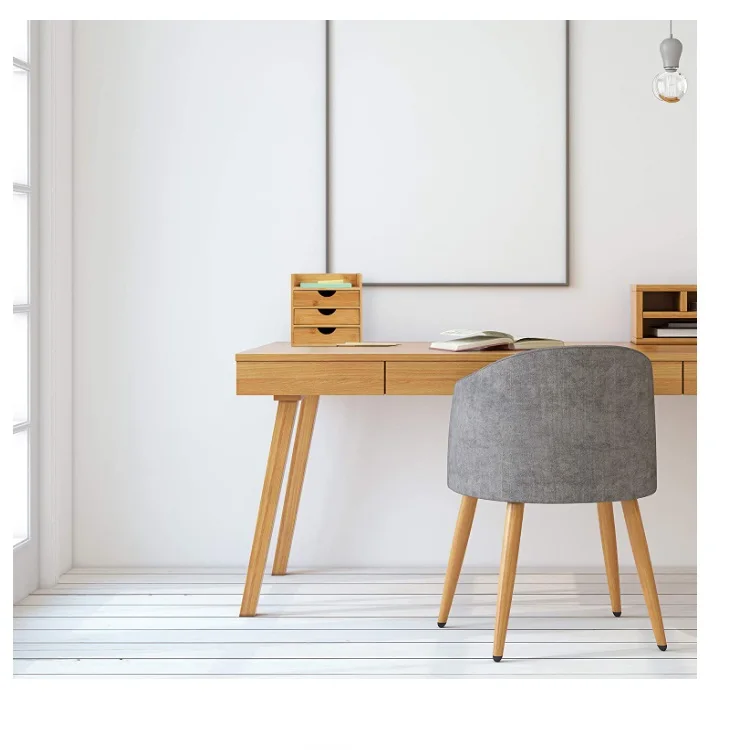 Office Storage Unit Pen Holder Bamboo Desktop cosmetic Organizer