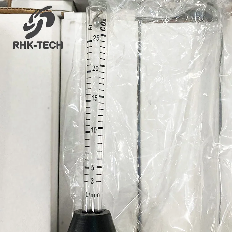 RHK двойная шкала 25 л/мин Сварочная горелка тестер расхода газа аргон углекислого CO2 Расходомер Газа для MIG