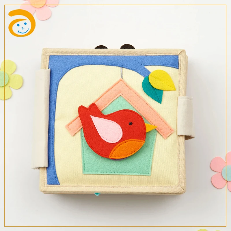 Handmade Baby Memory Felt Fabric Quiet Book Funny Baby Toy Gift Educational Cloth Book For Baby Kids Children Toddler