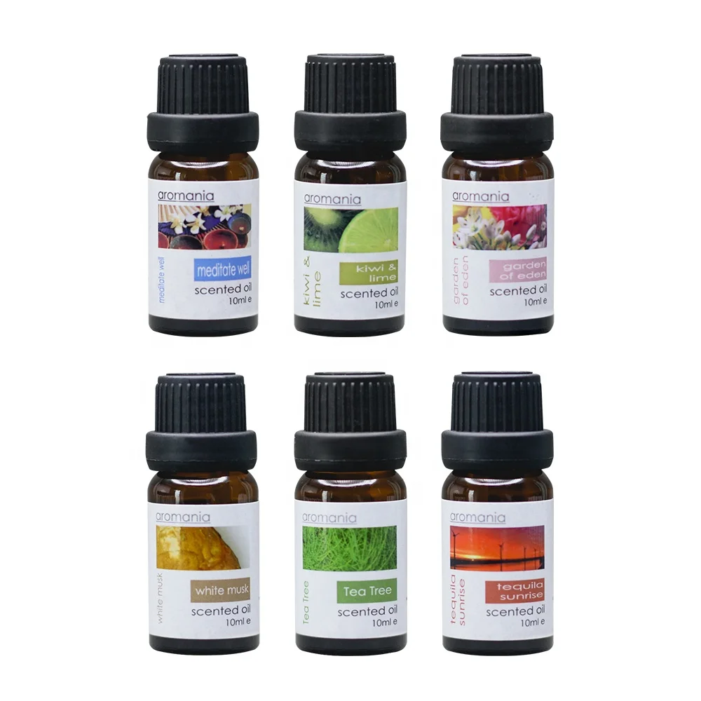 10ml Hot selling OEM Custom Tea Tree eucalyptus Lavender Essential Fragrance Oil For Humidifier Aroma Diffuser Candle Making