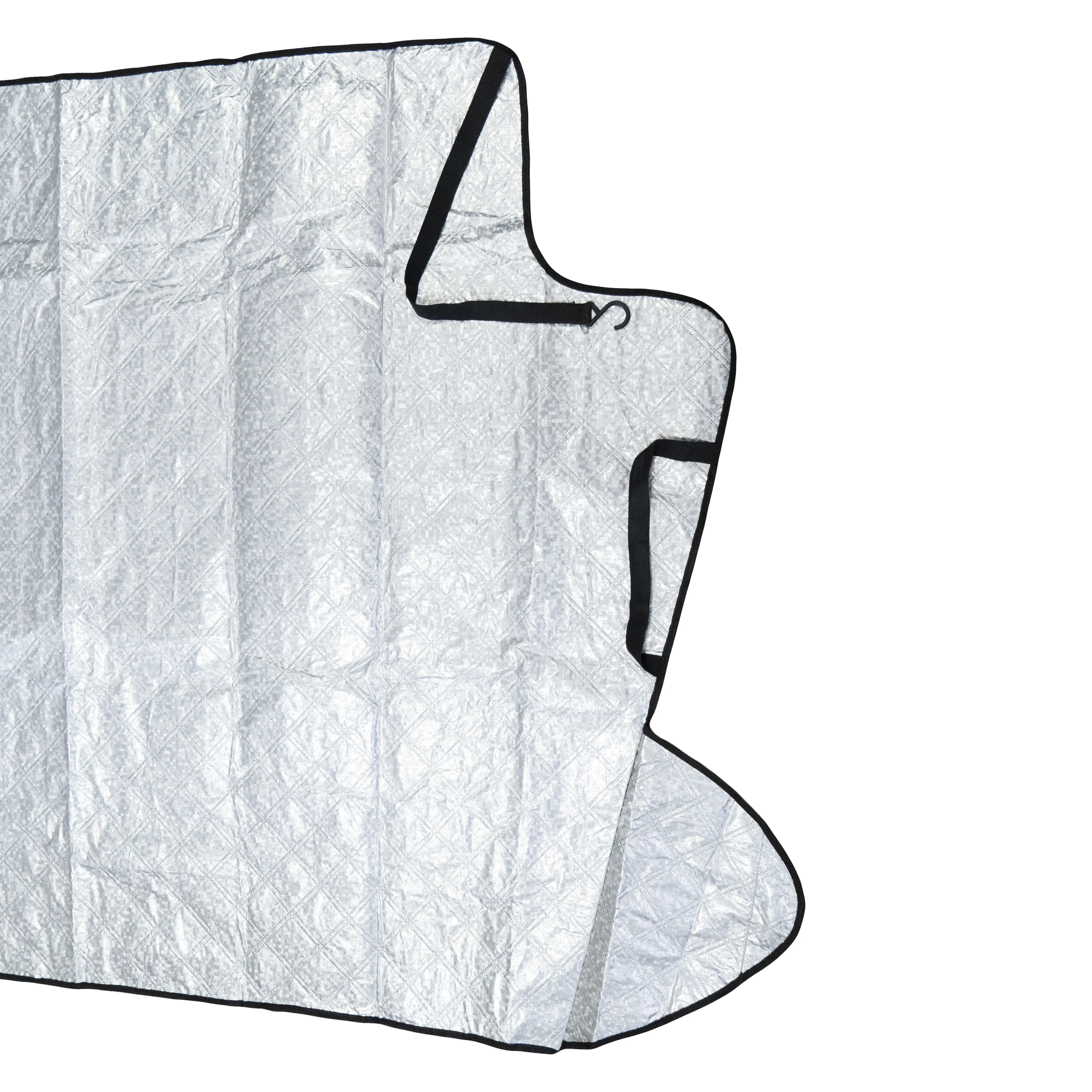 Manufacturer supplier high quality customized foldable winter car front aluminum film and cotton snow shade