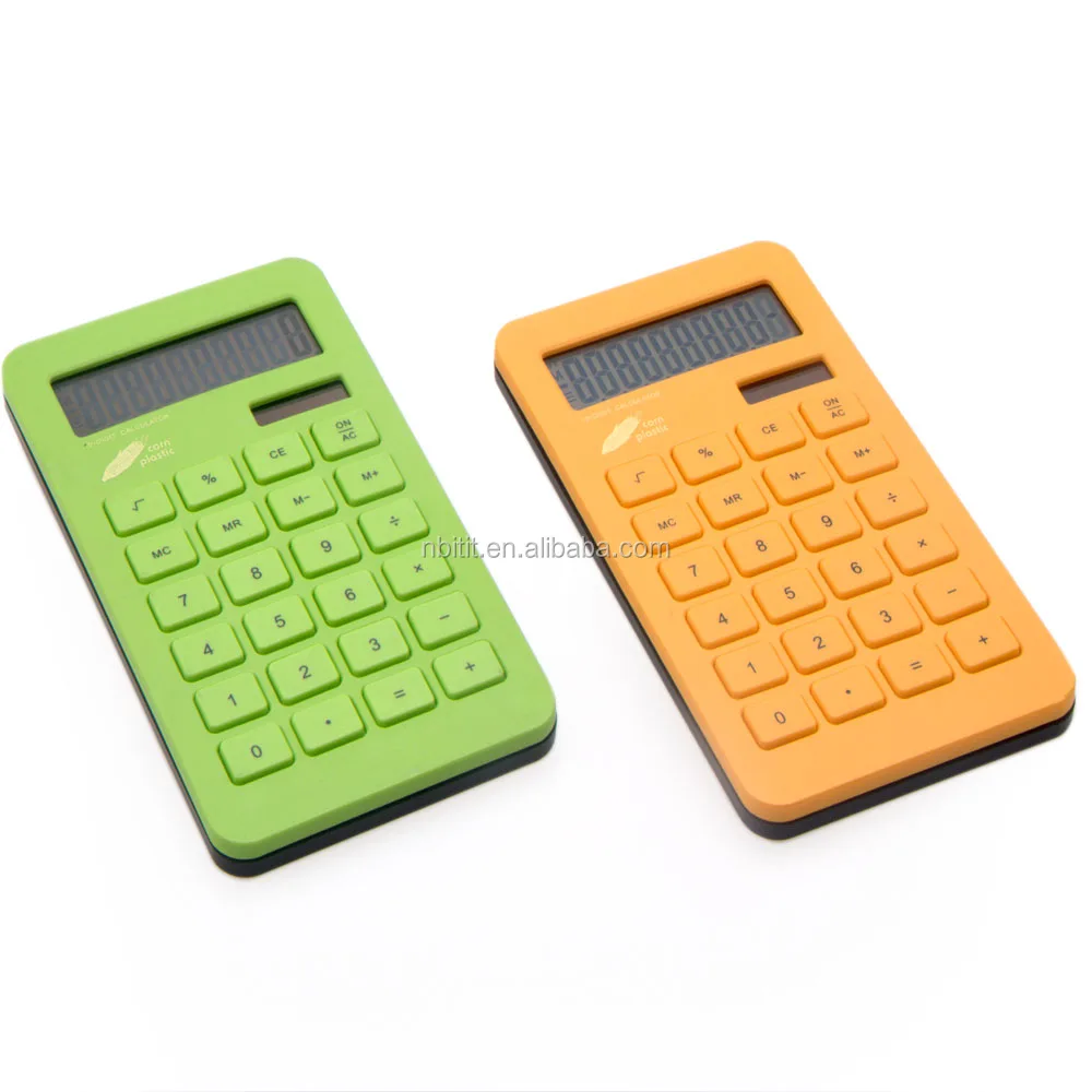 Good quality popular double power 12 digits desktop calculator LCD screen for students