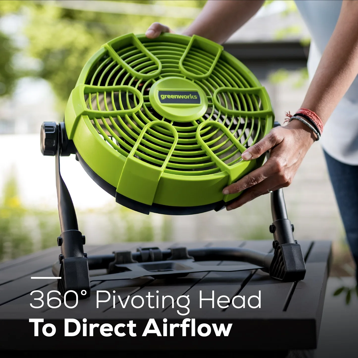 Greenworks 24V Cordless Battery Fan