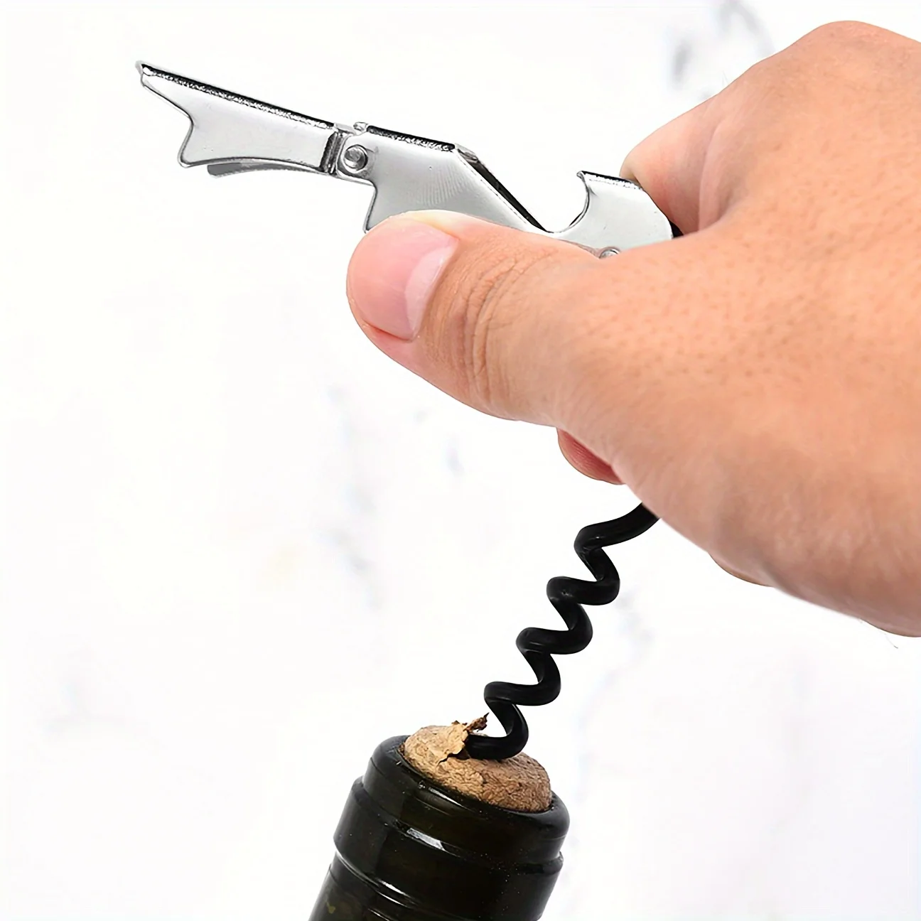 Multi-color Hippocampus Bottle Opener For Wine And Screw Cap Bottles Suitable For Home Bar And Restaurant Use