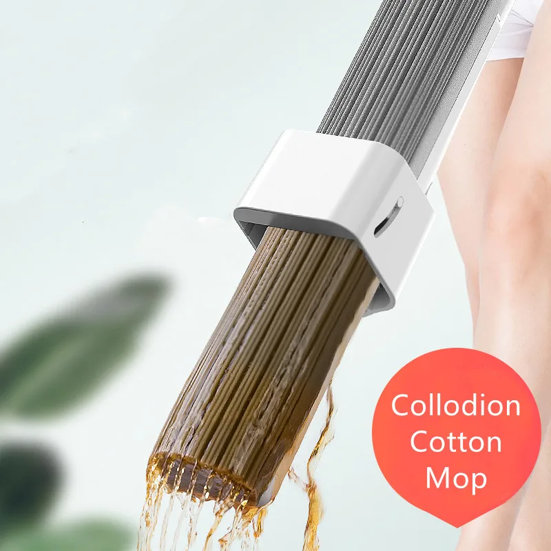 Hot Selling Household Cleaning Tools Extendable Floor Cleaner Super Sponge Mops Telescopic Rod Mob Aluminum Handle Pva Mop