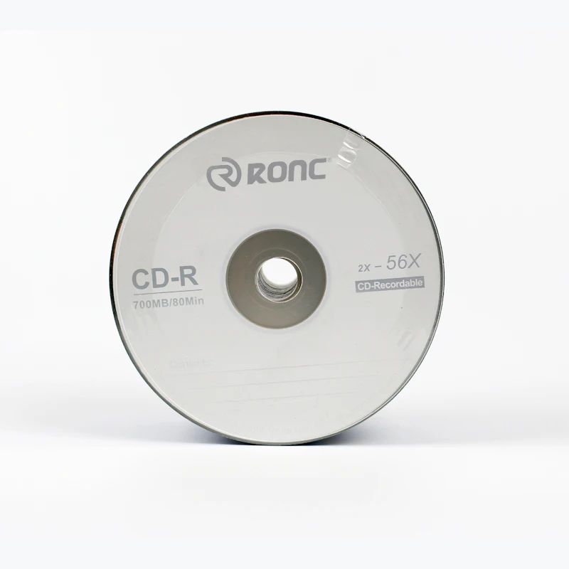 RONC Factory Wholesale Recordable Empty CD Music 700 MB Printable Blank Disc CD-R Disk