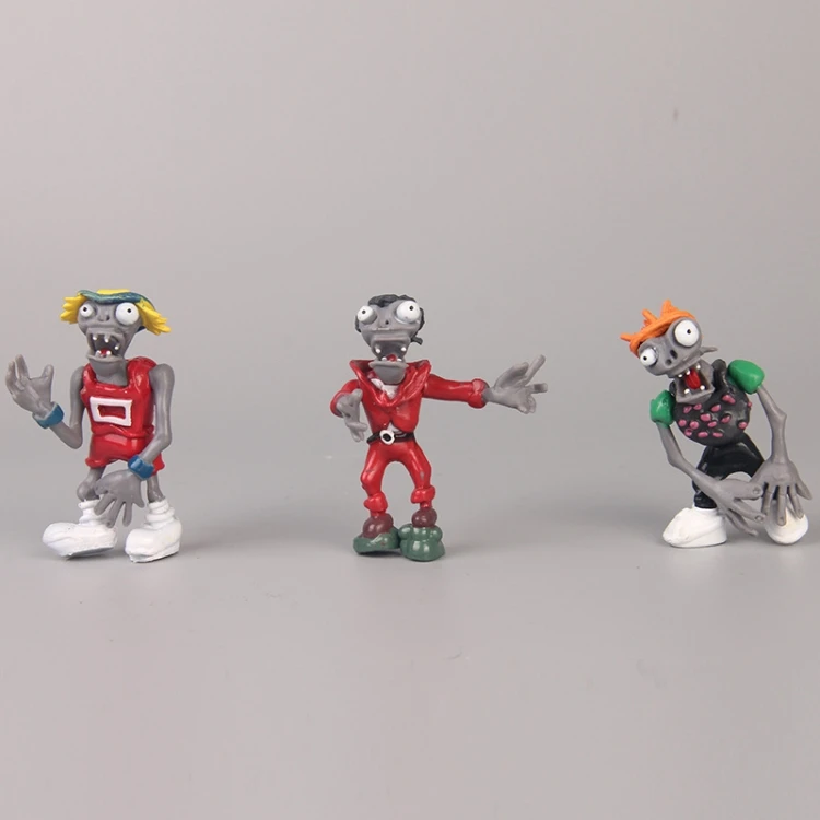 Plants vs. Zombies Action Figure 9pcs/set zombies Figurine doll PVZ anime figure pvc toy for gift
