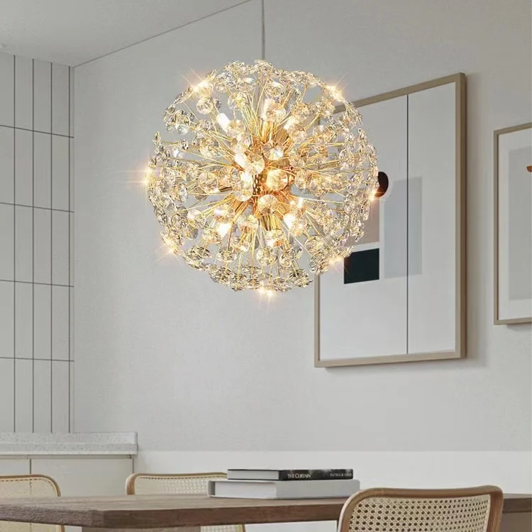 Dandelion Floor Lamp Living Room Sofa Corner Lamp Bedroom Luxury Designer Crystal Bedside Lamp
