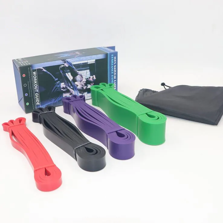 Лидер продаж на Amazon, набор из 4 тренировок с использованием погружных лент для силовых упражнений