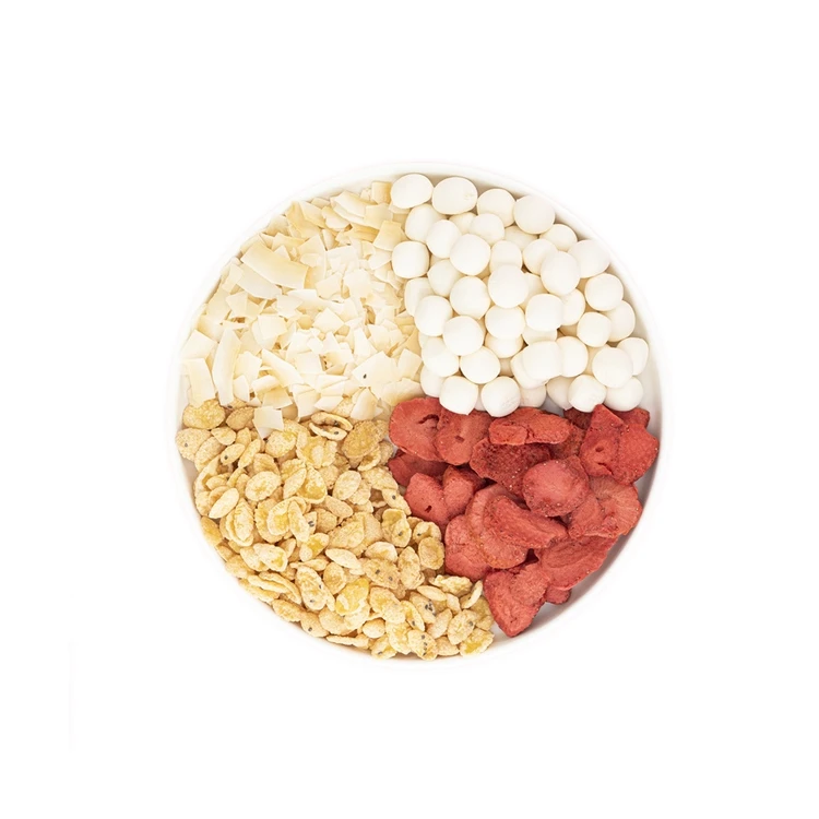 
Wholesale Cheap Bulk Low Fat Food Healthy And Nutritious Instant Cheese Strawberry Nut Oatmeal 