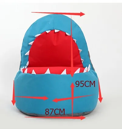 Animal Shark Children Shape Beanbag Cover photography for Bean Bag