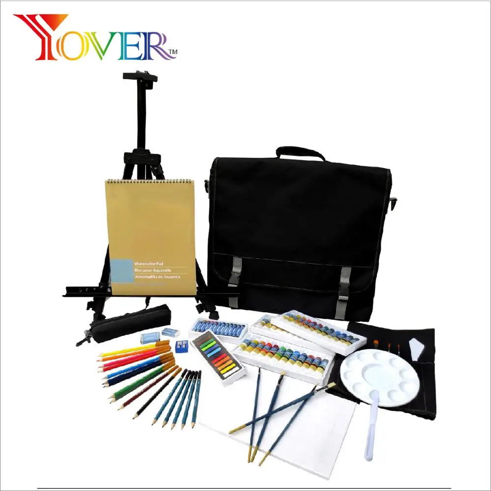 101pcs Complete Art Easel and Portfolio Set