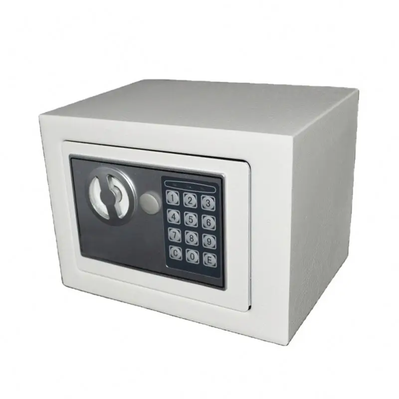 Digit password jewellery safe box metal mini key safe deposit box